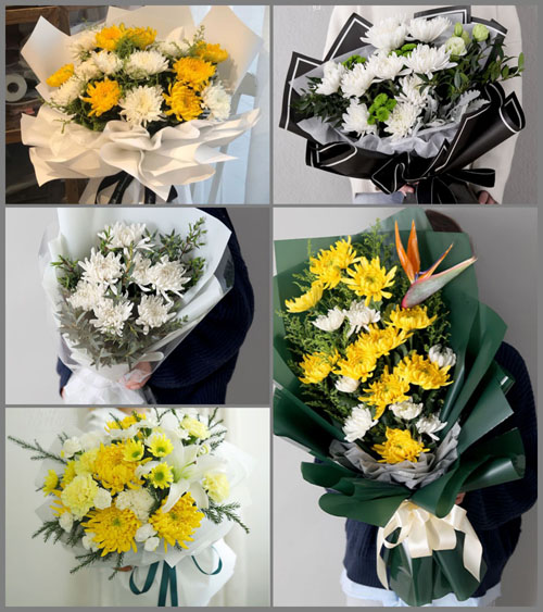 广东广州市黄埔区黄埔街道五村社区白事花束代送